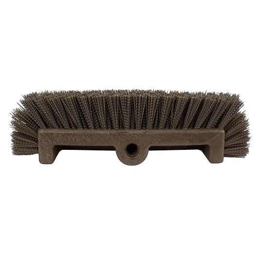 SPARTA Multi-Level Tile Scrub Brush 12" Wide Brush Head, Heavy-Duty Tile