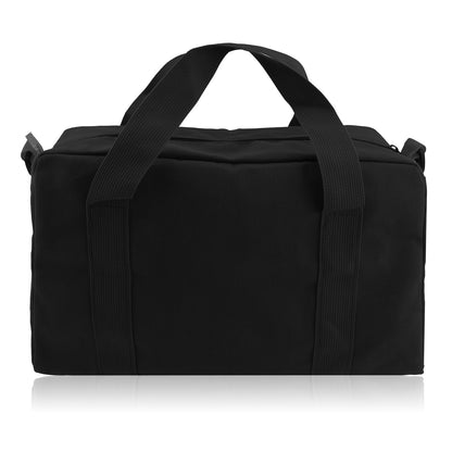 Small Tool Bag,Close Top Wide Mouth Tool Organizer Bag,Large Capacity Tool Bags for Men,Canvas Tool Storage Bag for Storage Handbag for Screwdrivers,Wrench,Pliers Hand Tools (black, 12 Inch)