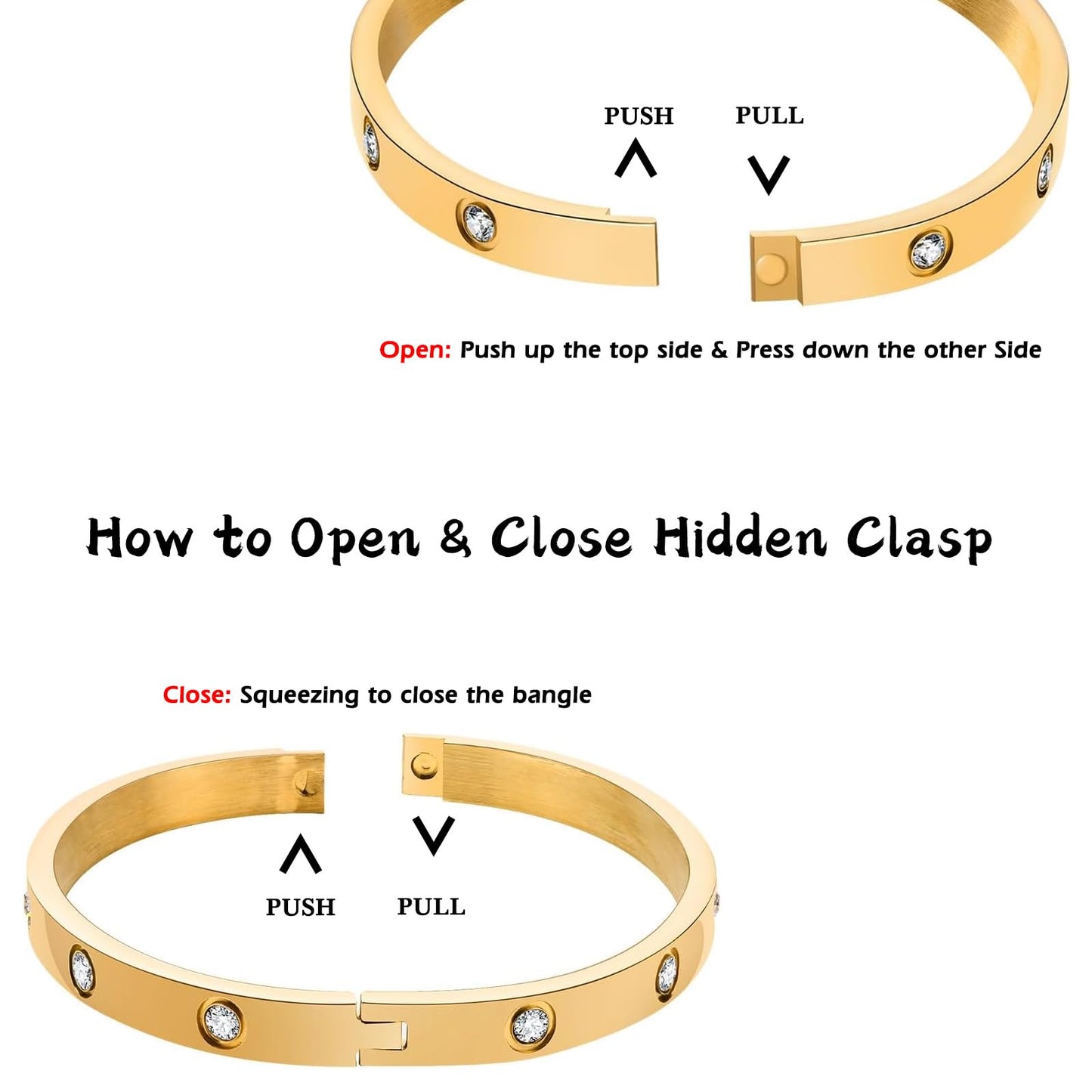 18K Gold Plated Paperclip Chain Tenni Bracelets Set, Stackable Rhinestone Bangle Bracelets for Women Tarnish Free Women's Trendy Jewelry Stainless Steel Hand Chain Bracelet Jewelry Gift Set for Women
