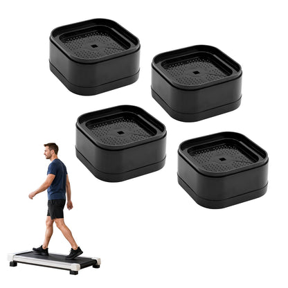 OPSJRNDUSK 4PCS Treadmill Incline Riser Blocks, Stackable Walking Pad Incline Blocks for Leveling & Uphill Training, Textured Support Pads for Home Gym Treadmill Accessories