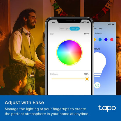 Tapo L530B Smart Bulb, B22 Multicolor Alex Light Bulb, 8.7W (60W), Dimmable, Schedule & Timer, Away Mode, Energy Saving, Voice Control Alexa & Google, App Remote Control
