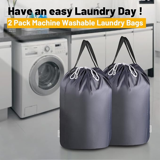 MCleanPin 140L Washable Laundry Bags