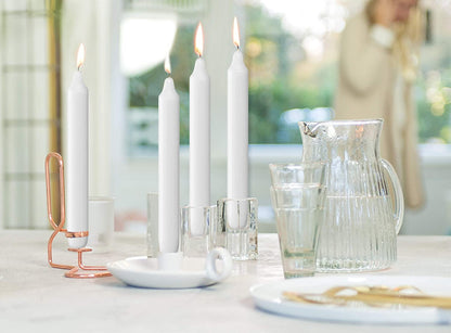 BOLSIUS White Household Candles 7 Inch Dinner Candlesticks - 45 Count Bulk Pack - 6+ Hours Clean Burning - Premium European Quality - Shabbat Candles - No Palm Oil - 0% Animal Fat - Emergency Candle