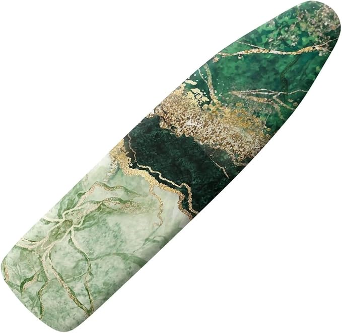 ZDCUSTOM Green Marble Table Top Ironing Board Cover Standard Ironing Board Cover