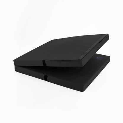We Sell Mats 4 Inch Thick Bifolding Gymnastics Crash Landing Mat Pad, Safety for Tumbling, Back Handspring Training and Cheerleading, 4 ft x 8 ft, Black