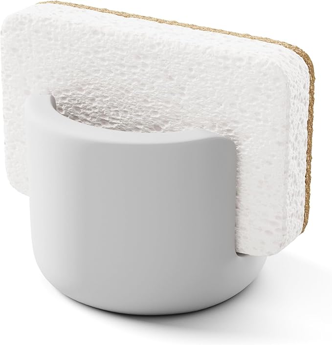 Diatomite Sponge Holder for Kitchen Sink, Quick Dry Diatomaceous Earth Compact
