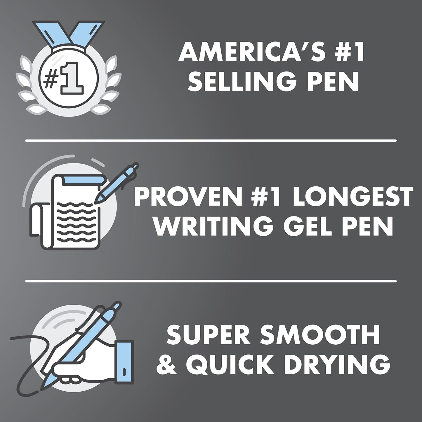 PILOT G2 Premium Retractable Gel-Ink Rolling Ball Pens, Bold Point (1.0mm), Assorted, 10-Pack, (11887)