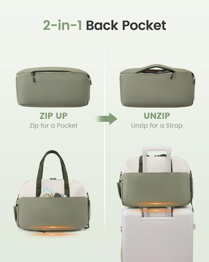 LOVEVOOK Small Gym Bag for Women with Large Tumbler Holder Pocket, Carry on Weekender Travel Duffel Bag with Shoe Compartment, Overnight Mini Personal Bag with pouch for Workout Sport Dance Yoga