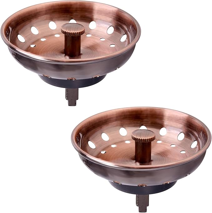 KONE Copper Kitchen Sink Strainer Basket,