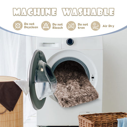 ULIGOTA Dog Bed Crate Pad Plush Soft Dog Crate Bed for Small Medium Large Dogs and Cats Washable Anti-Slip Kennel Crate Mats for Sleeping and Anti AnxietyS