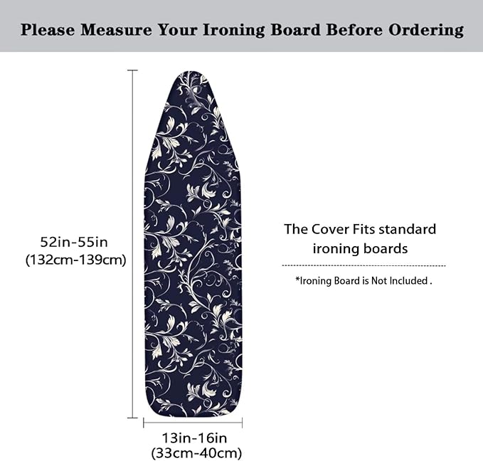 Vintager Floral Print Ironing Board Cover