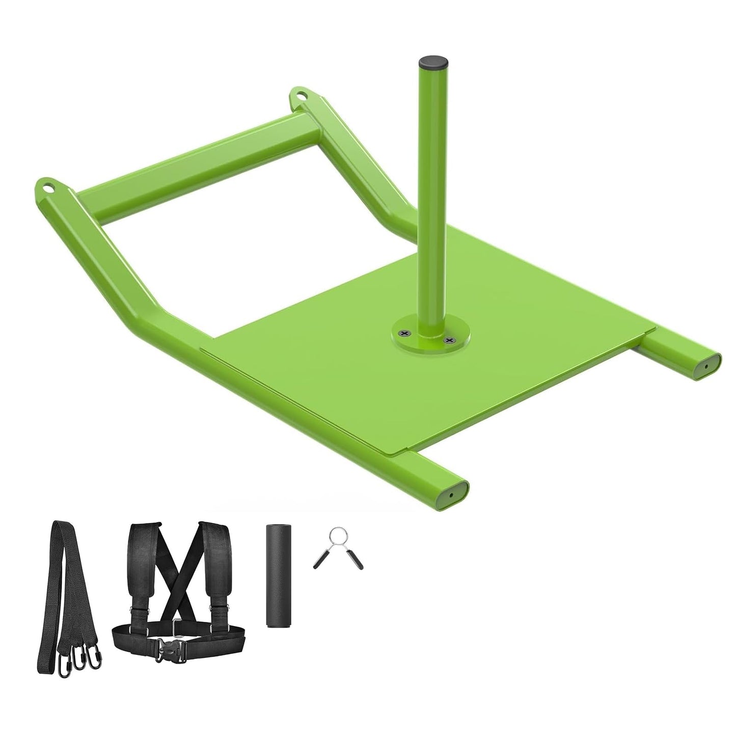 Kipika Weight Sled, Workout Sled, Fitness Strength Training Sled, Speed Training Sled for Athletic Exercise, Speed Improvement, Easily Through Obstacles, Suitable for 1" & 2" Weight Plate