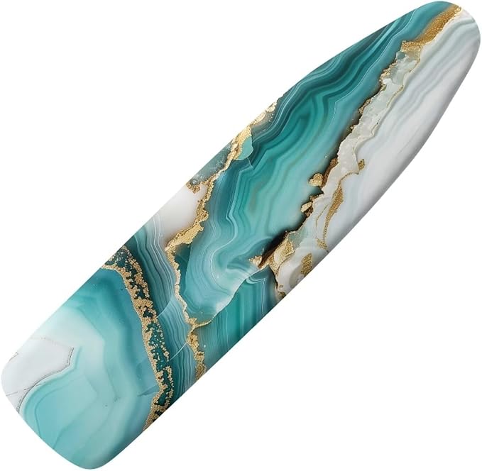 Green Marble Ironing Board Cover, Soft Ironing Board Pad Cover Protector