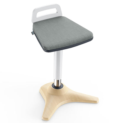 ERGO COLLECT Wobble Stool for Standing Desk, Height Adjustable 22"-31.9", Ergonomic Sit Stand Chair with Non-Slip Base & Upgraded Lift, Home Office Active Sitting Stool