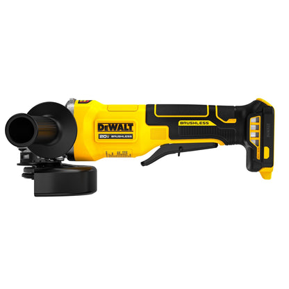 DEWALT 20V MAX Cordless 4 1/2 Inch Paddle-Switch Grinder, Bare Tool Only (DCG408B)