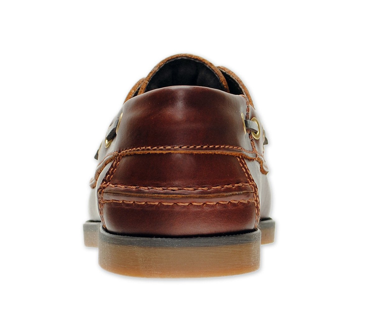 Jim Boomba Boat Shoe - Deck Shoe Cooba Style - Mahogany Brown (UK 12.0)