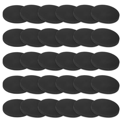 M METERXITY 30-Pack Rubber Solid Discs Washers, 30mm OD x 3mm Thickness Anti-Vibration Noise-Reducing Rubber Spacer Pads Gasket Bushings for HVAC/Washing Machines/Furniture/DIY Gasket Craft