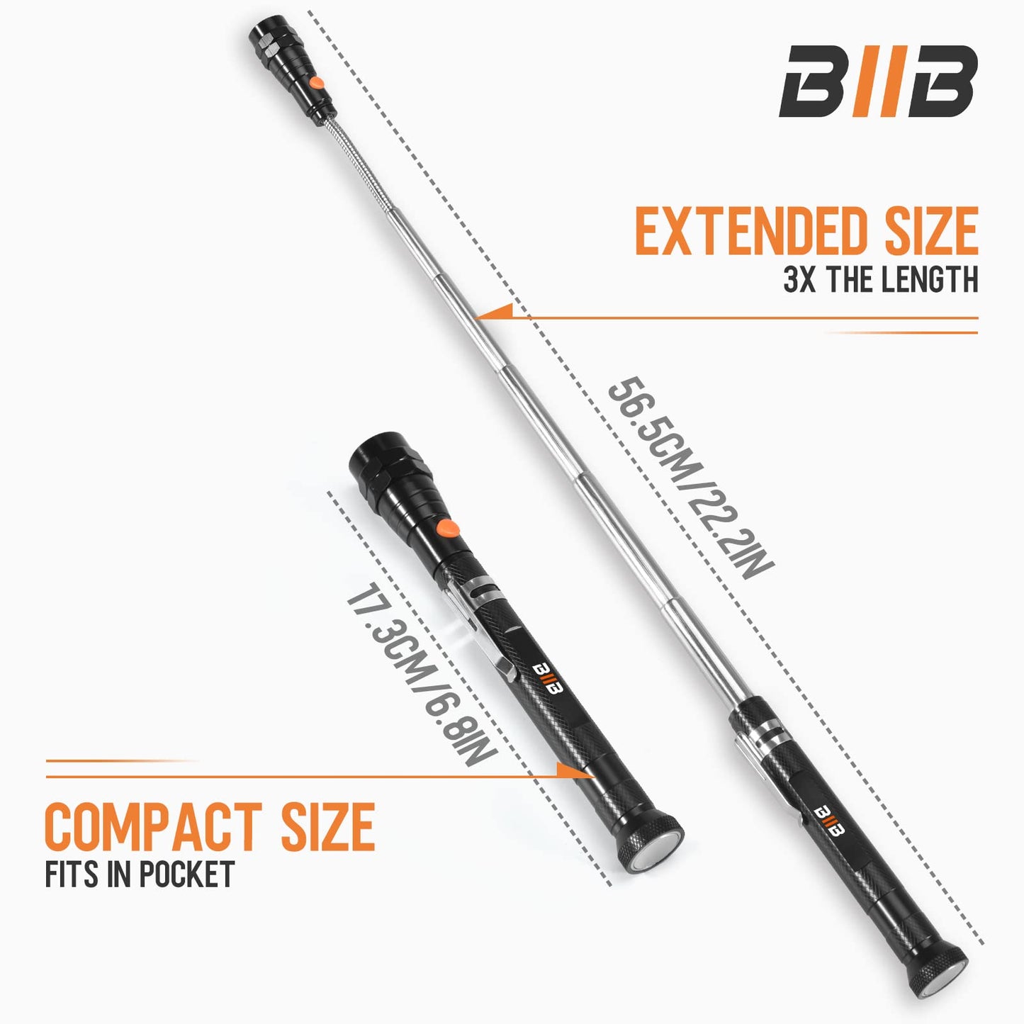 BIIB Gifts for Men, Gadgets for Men LED Magnetic Tool, Stocking Fillers for Men Christmas Gifts for Him, Mens Gifts for Dad Birthday Presents for Men, Secret Santa Gifts for Men Who Have Everything