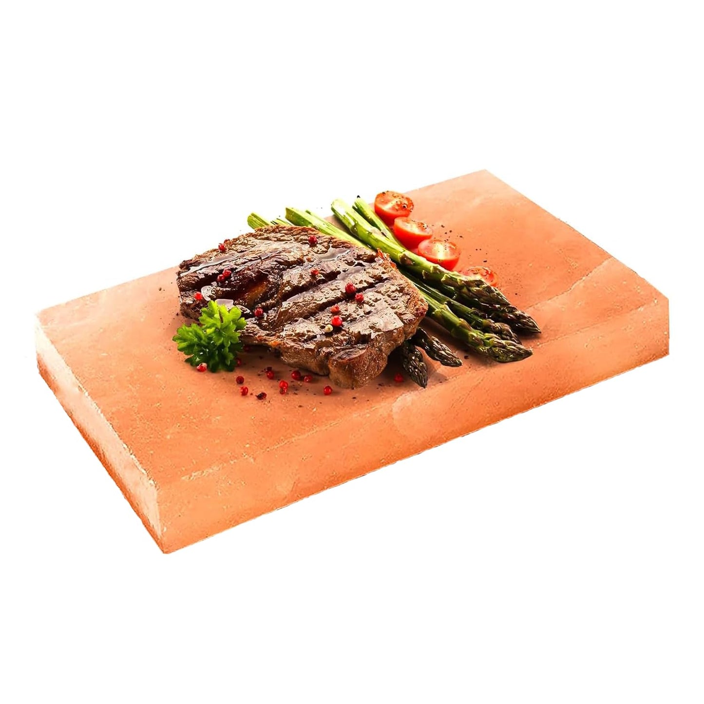 Himalayan Salt Cooking Block – 12 x 8 x 1.5 Inch Food Grade Salt Slab, Mineral-Rich for Grilling, Chilling, Serving – Healthy Cooking Stone for Steak, Sushi, Desserts