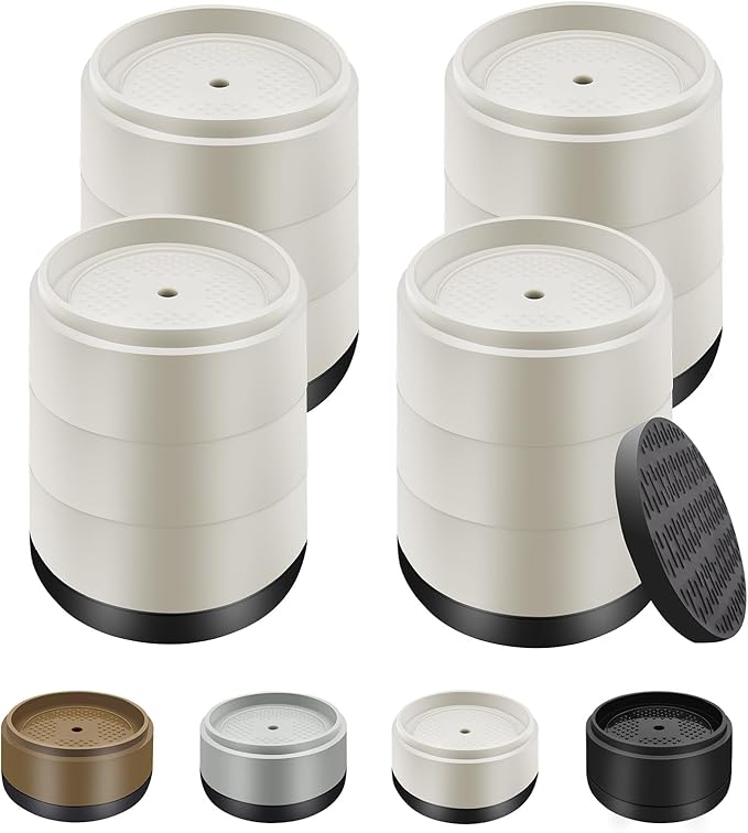 Furniture Risers Bed Risers Heavy Duty 1 inch, 2 inch, 3 inch, 4 inch Round