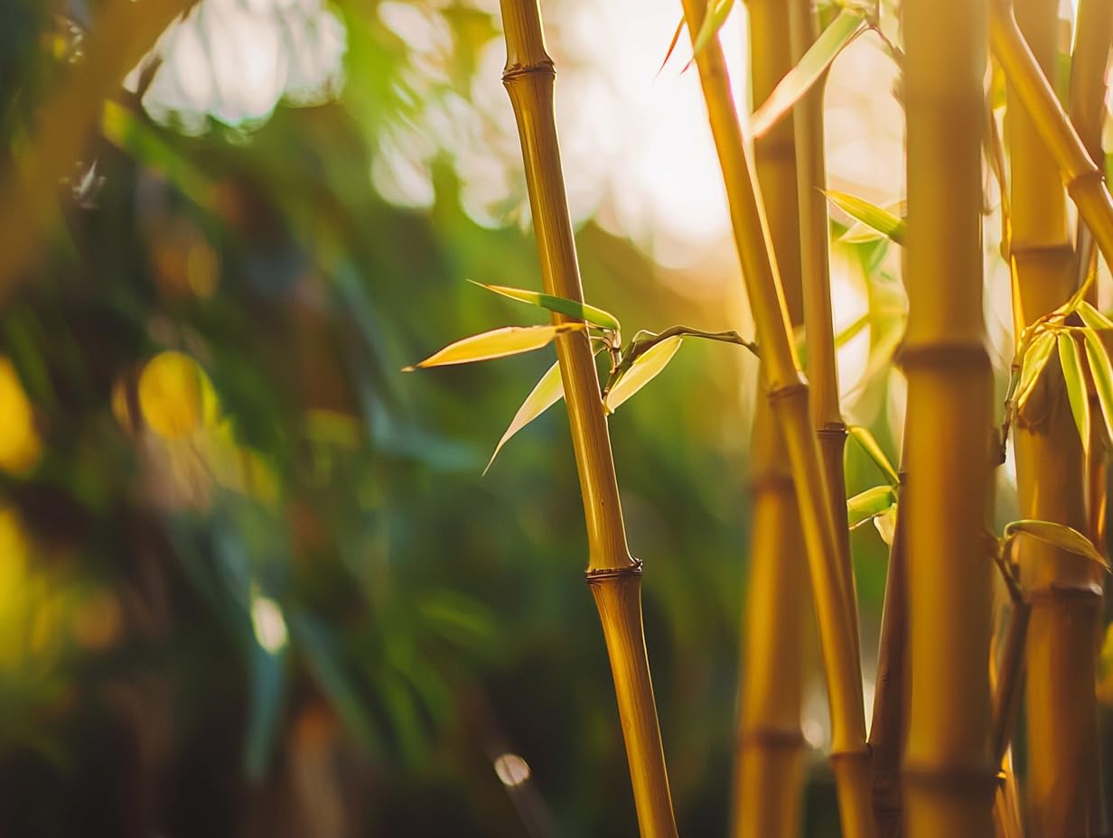 Golden Goddess Hedge Bamboo Plant | 1 Extra Large Trade 3 Gallon Plant | Bambusa Multiplex | Live Non-invasive Clumping Screening