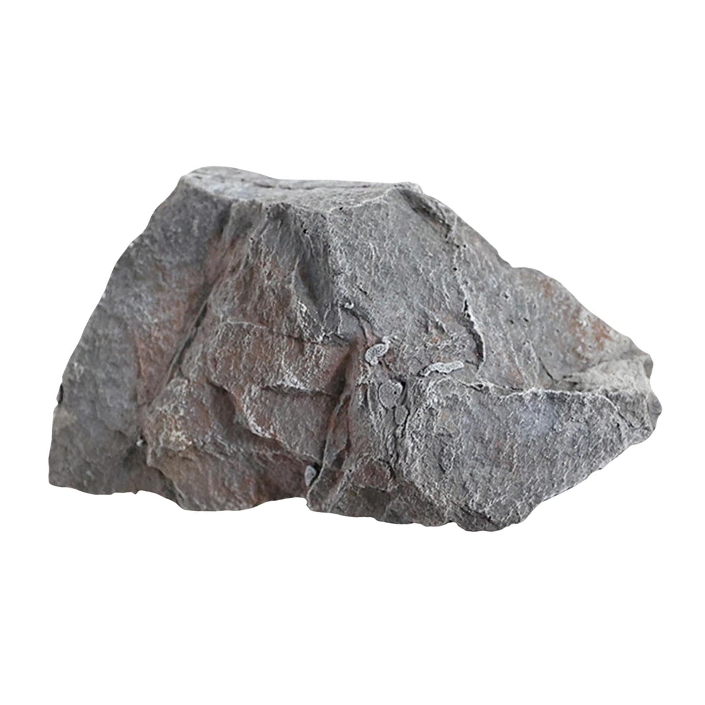 MYCENSE Artificial Rock Natural Texture PU Realistic Sandstone Landscape for Decor Community Courtyard Supermarkets Parks Offices, Style A 32x25x17cm Gray