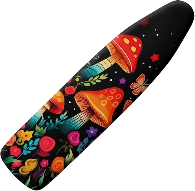 GLENLCWE Red Mushroom Ironing Board Cover
