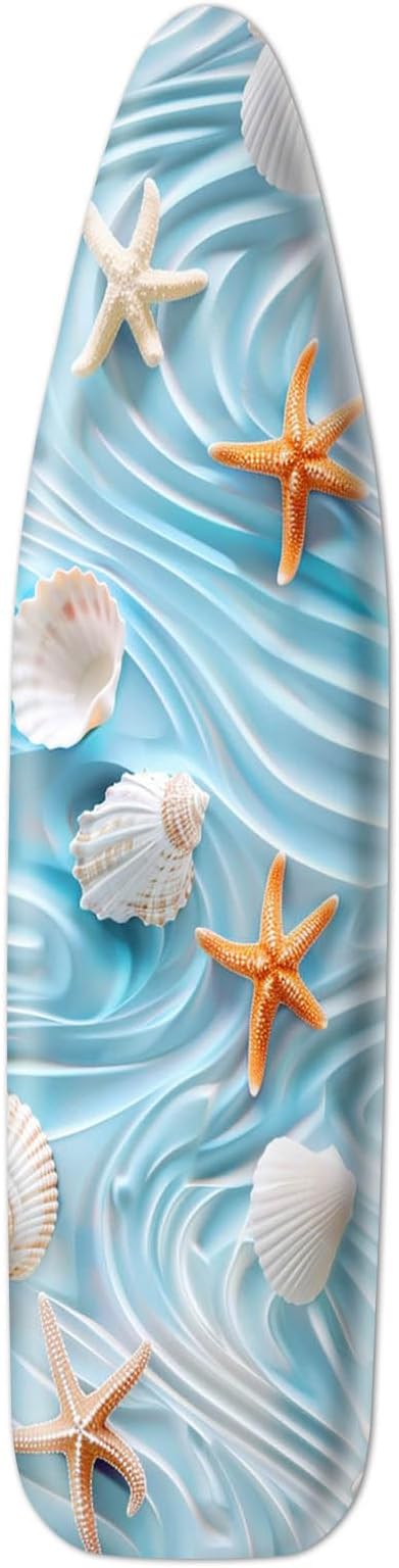 Summer Ocean Shell Ironing Board Cover Stretch Fabric