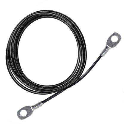 LFJ Replacement Gym Cable Fitness Pulley Cable Steel Wire Rope for Cable Machine Home Gym Weight Lift Pulley System (Fixed Length, 79")