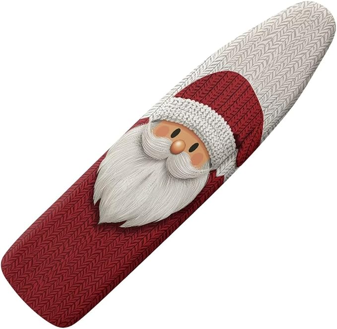 ZDCUSTOM X-Mas Ironing Board Cover 13x52 Inch, Santa Claus Scorch &