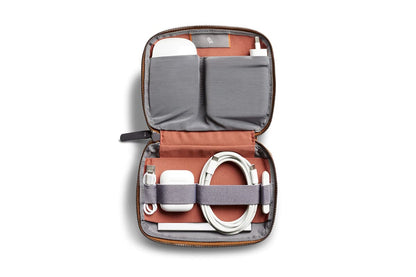 Bellroy Tech Kit Compact (Tech Accessories Organizer, Zipper Pouch) - Bronze