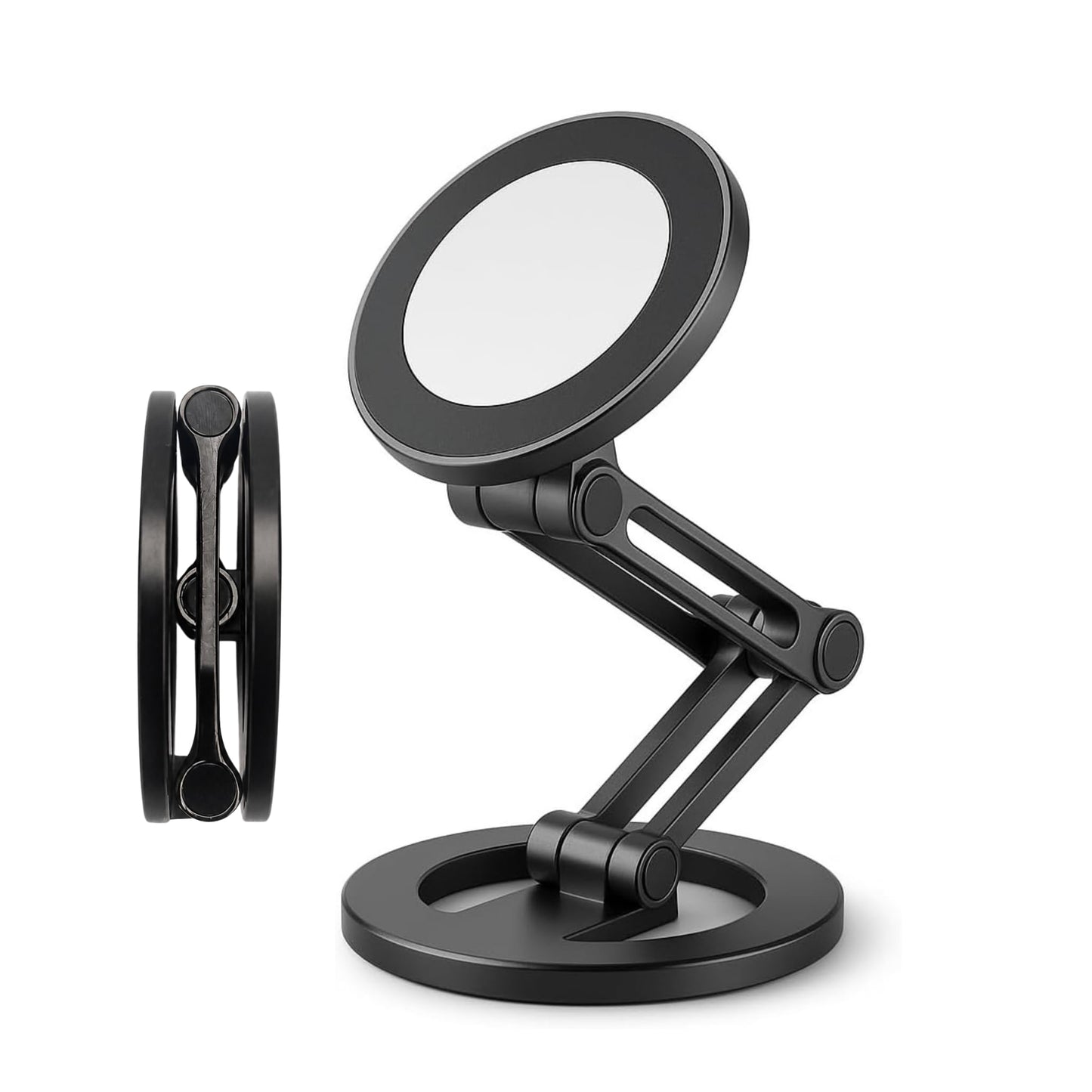 HM² Magnetic Phone Holder for Gym Equipment, Magnetic Phone Mount for Golf Cart, Car & Desk, Magnetic Phone Mount for MagSafe, Strong N55 Magnet, Foldable Adjustable Stand for iPhone 17-12