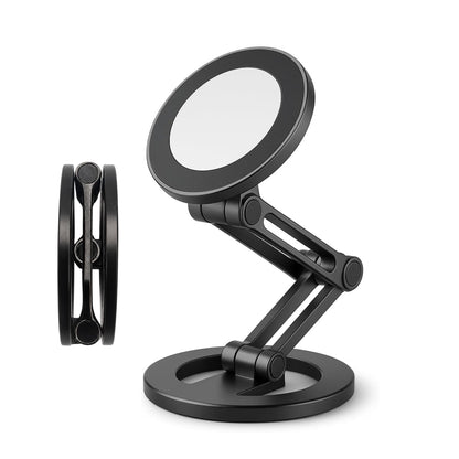 HM² Magnetic Phone Holder for Gym Equipment, Magnetic Phone Mount for Golf Cart, Car & Desk, Magnetic Phone Mount for MagSafe, Strong N55 Magnet, Foldable Adjustable Stand for iPhone 17-12