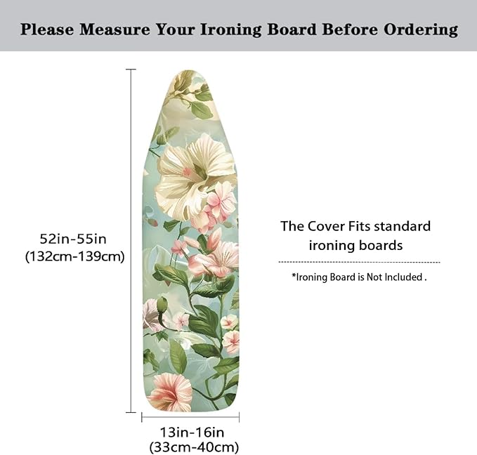 Flowers Floral Iron Board Cover