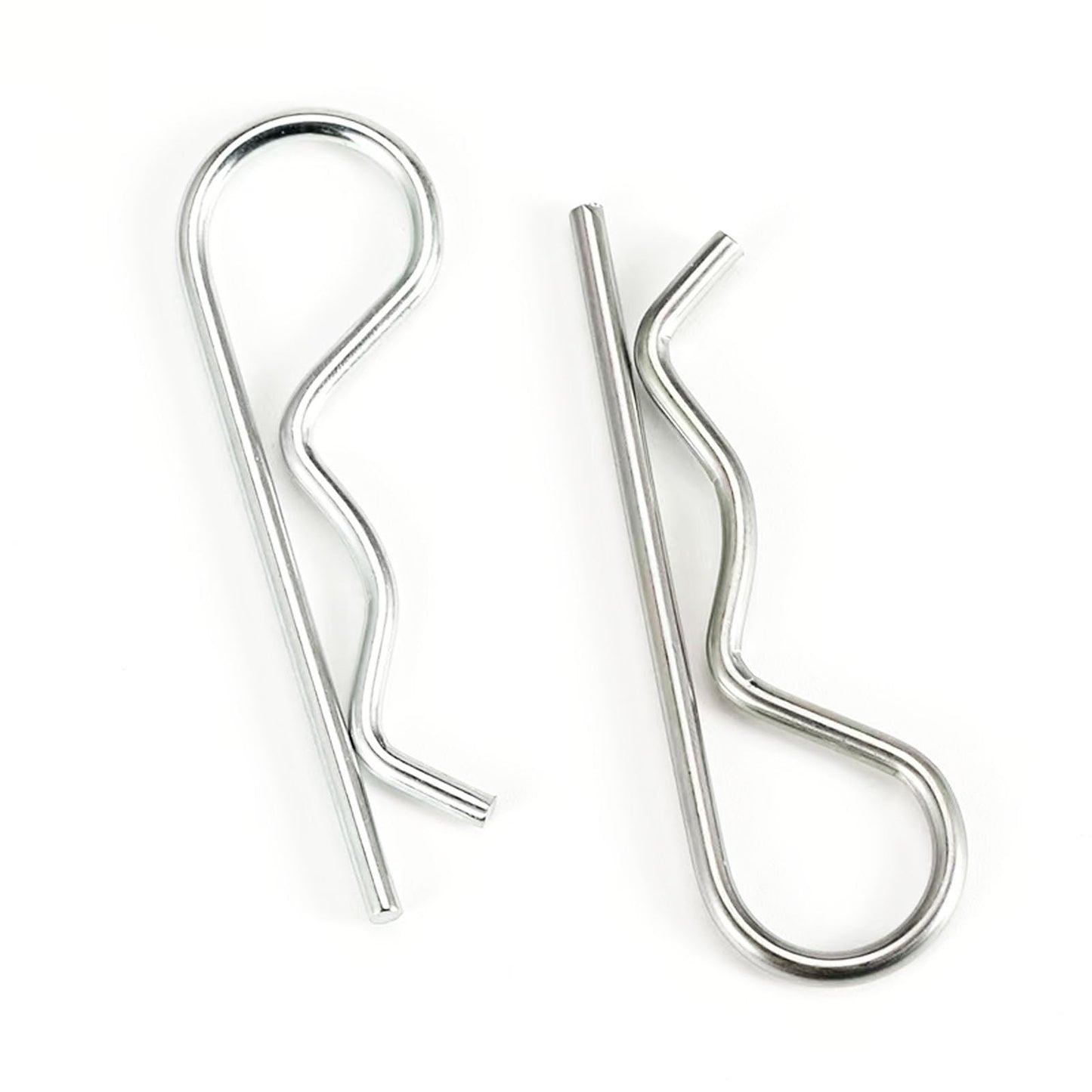 8Pcs Cotter Pins, Heavy Duty Hitch Pins Clip R Clips Cotter Pins, Stainless Steel Spring Retaining Wire Hair Pins， Large for Trailer Tractors Mower Carts Truck Pin Clip M4x75mm