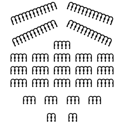 LINKUP - Combs for PSU Cable Extension | 4 x 24 P | 16 x 8 P | 4 x 6 P | Black