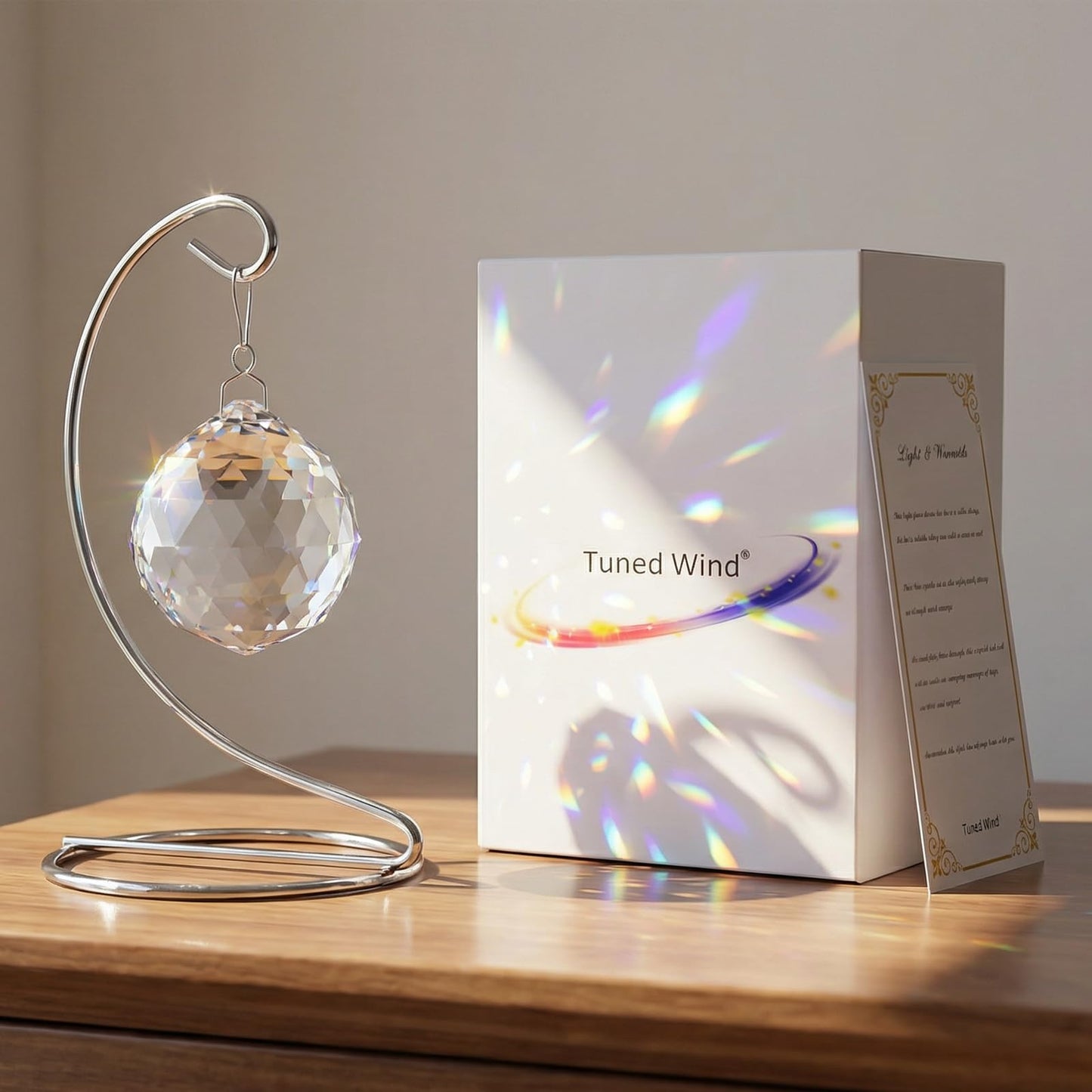 Sympathy Gifts for Loss of Loved One,Tabletop Hanging Crystal Suncatcher