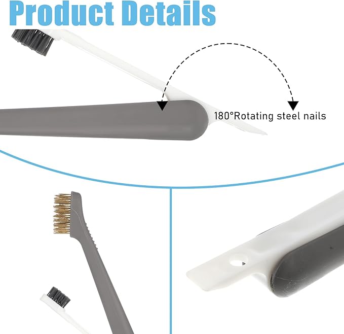 Kitchen Cleaning Scrub Brush Deep Gas Stove Brass Wire Brush