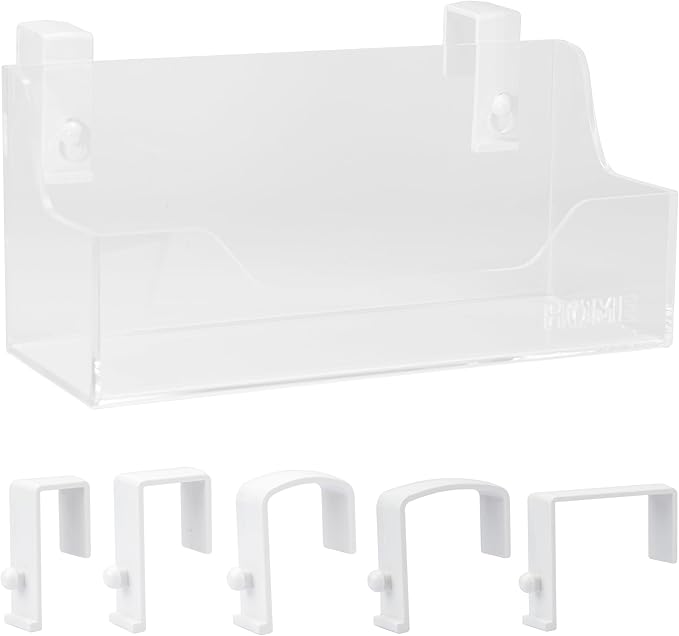 Bedside Caddy Hanging Storage Basket Little Size Plastic Beside Shelf Hang-on