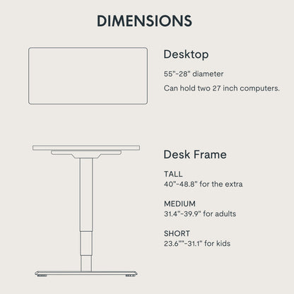 FLEXISPOT E6 3-Stage Dual Motor Electric Standing Desk 55 x 28 Sit Stand Up Desk, Holds 220 lbs, Adjustable Height w/Memory Presets, One-Piece Mahogany Desktop & Black Frame, Ships in 2 Boxes