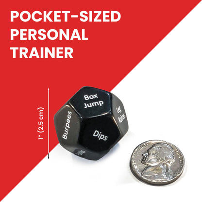 Rubberbanditz - Fitness Dice for Exercise & Workouts | Three Engaging 12-Sided Full Body Workout Dice | Ideal for Crossfit, Home Workouts, and Gyms | Fun Workout Equipment