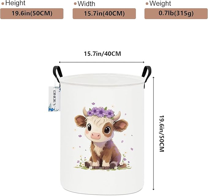 Round waterproof laundry basket, laundry Hampers