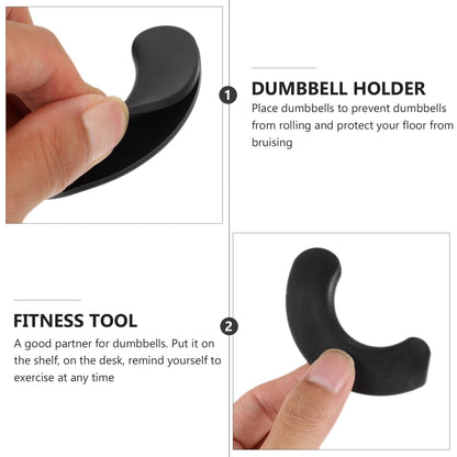 BESPORTBLE 20pcs Dumbbell Holder Pads Shockproof Protection Cushion Fitness Equipment Slip Workout Accessories for Home Gym Use