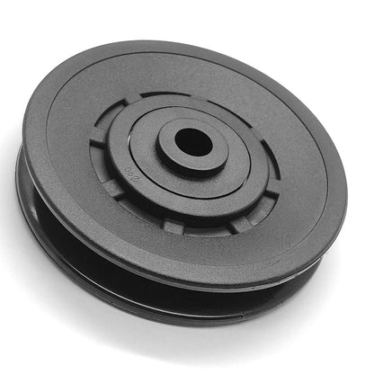 Profelinx 90mm Pulley Wheel Bearing Nylon - Grooved Edge Wearproof Pulleys for Cable Machine Part Home Gym Smith Machine Attachment Weight Lifting Door Garage