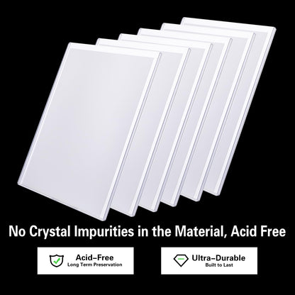 10ct Current Comic Book Toploaders - Modern Comic Book Top loaders, Crystal Clear Regular Comic Book Topload, Premium PVC Comic Book Holder, Crystal Clear Protection for Display, Storage, Collection