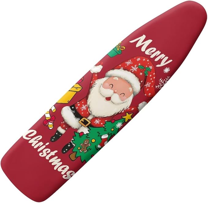 ZDCUSTOM Santa Claus Ironing Board Cover Standard Size 52"x13" Ironing Board