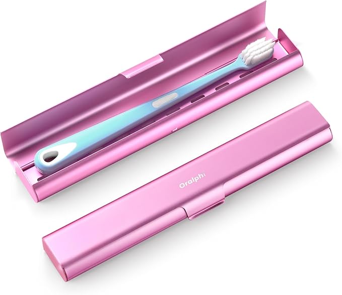Aluminum Toothbrush Travel Case, Portable Travel Toothbrush Holder, Durable