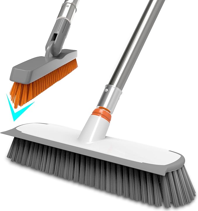 Heavy Duty Floor Scrub Brush and Grout Cleaner Tool