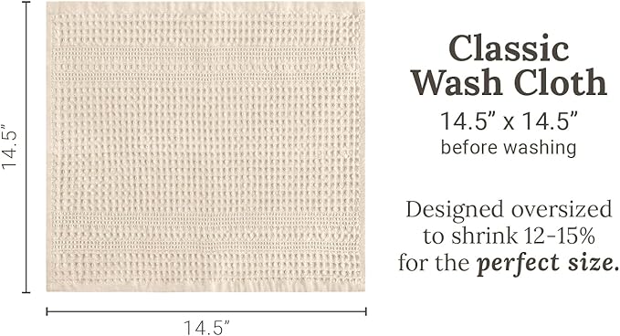 GILDEN TREE Waffle Towels Wash Cloths