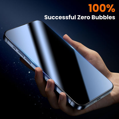 UniqueMe for iPhone 16 Pro Screen Protector - [Military Grade Shatterproof & 9H+ Hardness] Screen Protector 16 Pro Tempered Glass Full Coverage Protection, Easy Installation, 2 Packs